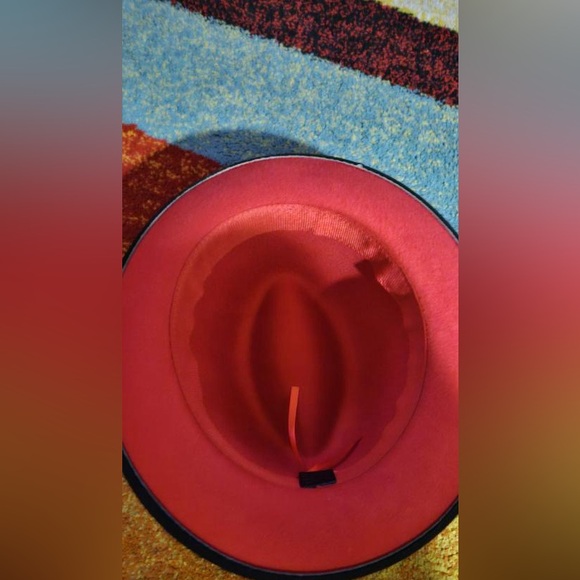 Red and Black Fedora - Picture 2 of 2
